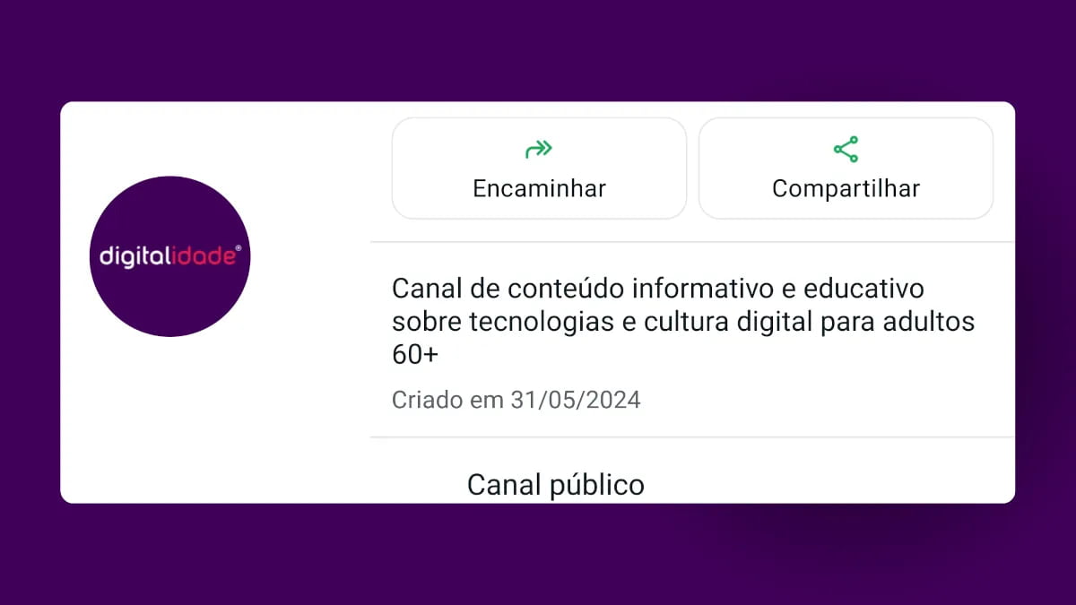 Novidade: Conheça o canal de conteúdos informativos e educativos da Digitalidade no WhatsApp